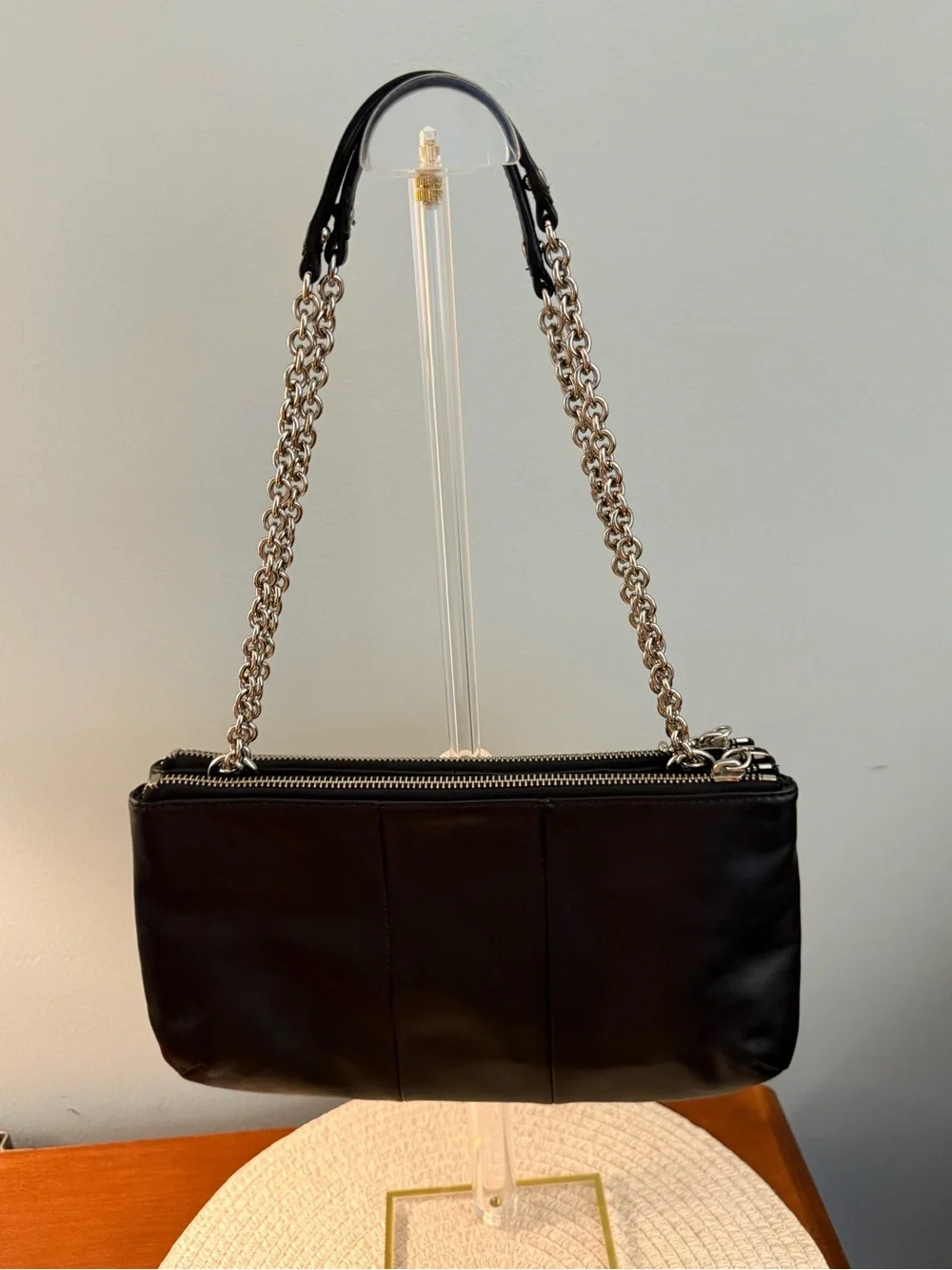 Coach sleek black